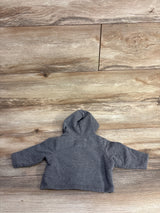 Mighty Goods Button Up Hooded Sweater Grey sz Newborn