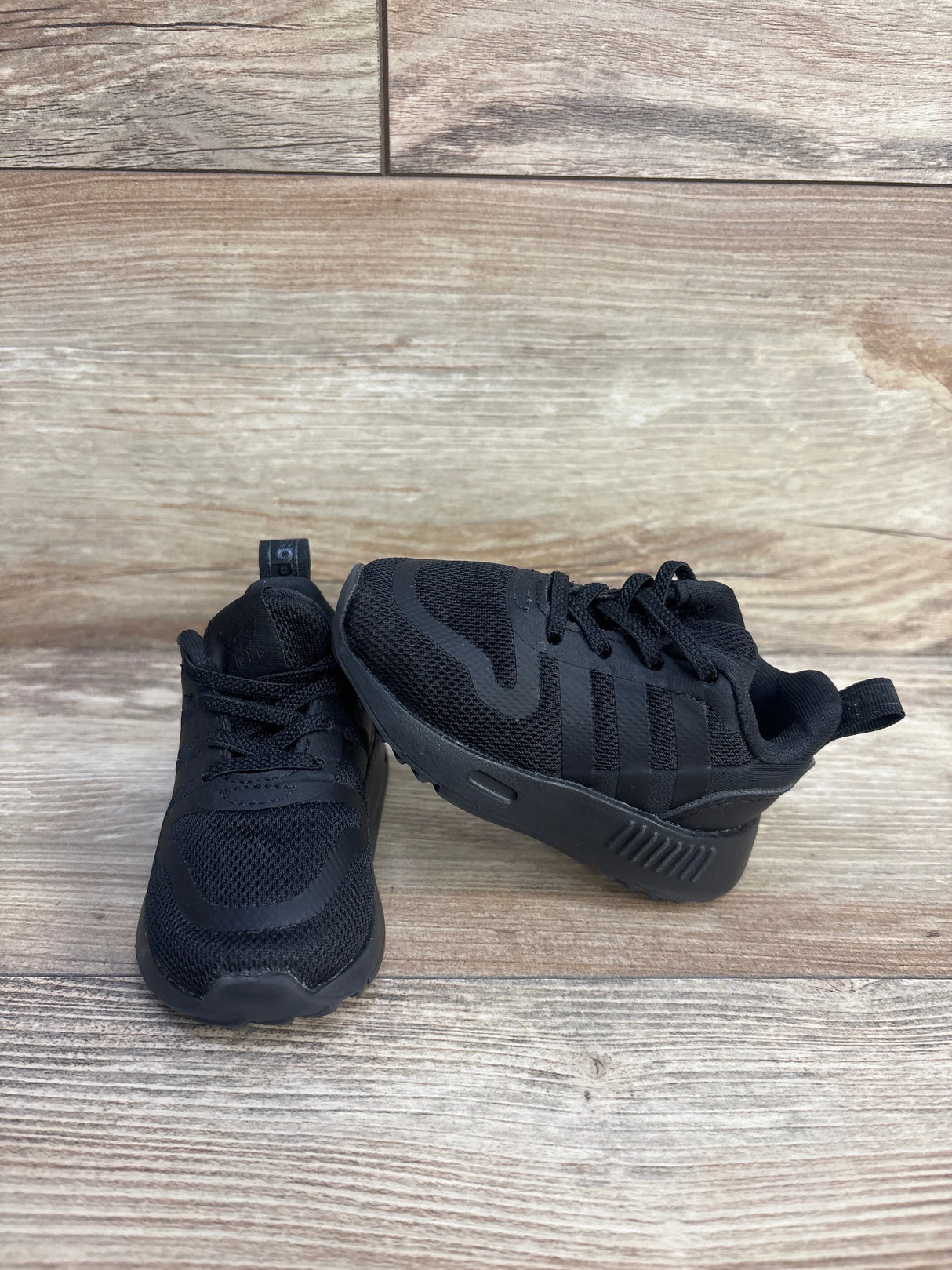 Adidas Multix I 'Triple Black' Sneakers sz 4c - Me n Mommy To Be