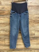 Old Navy Maternity Full Panel O.G. Straight Jeans Blue sz Large (10 Long)