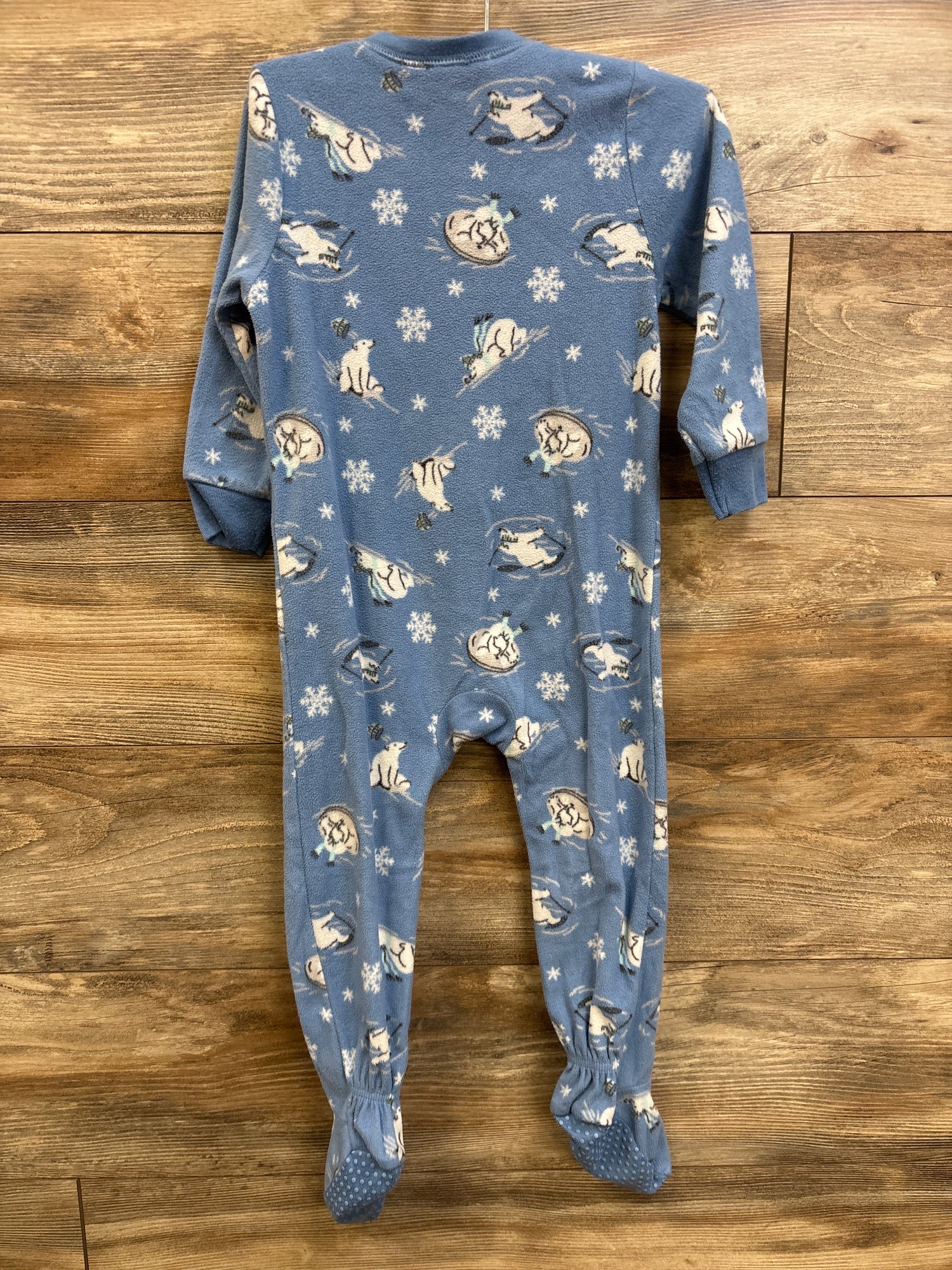 Old Navy Winter Blanket Sleeper Blue sz 3T