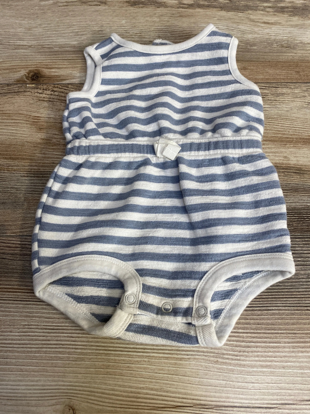 Little Planet Striped Romper Blue sz 9m