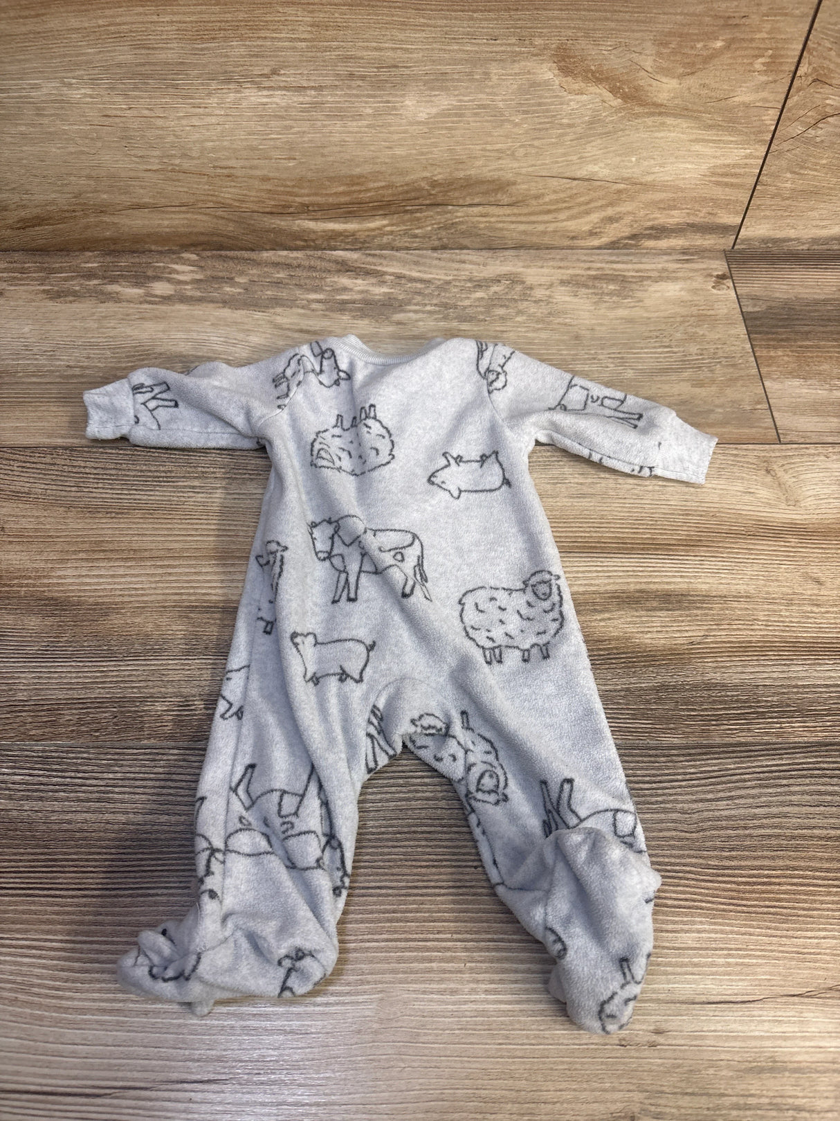 Child Of Mine Blanket Sleeper Grey sz Preemie