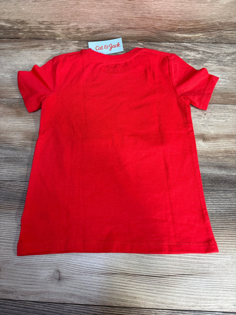 NEW Cat & Jack Construction Shirt Red sz 5T - Me n Mommy To Be