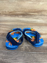Wonder Nation Crab Flip Flops Blue sz 3c