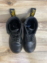 Dr. Martens Zavala Combat Lace Up Boots Black sz 9c