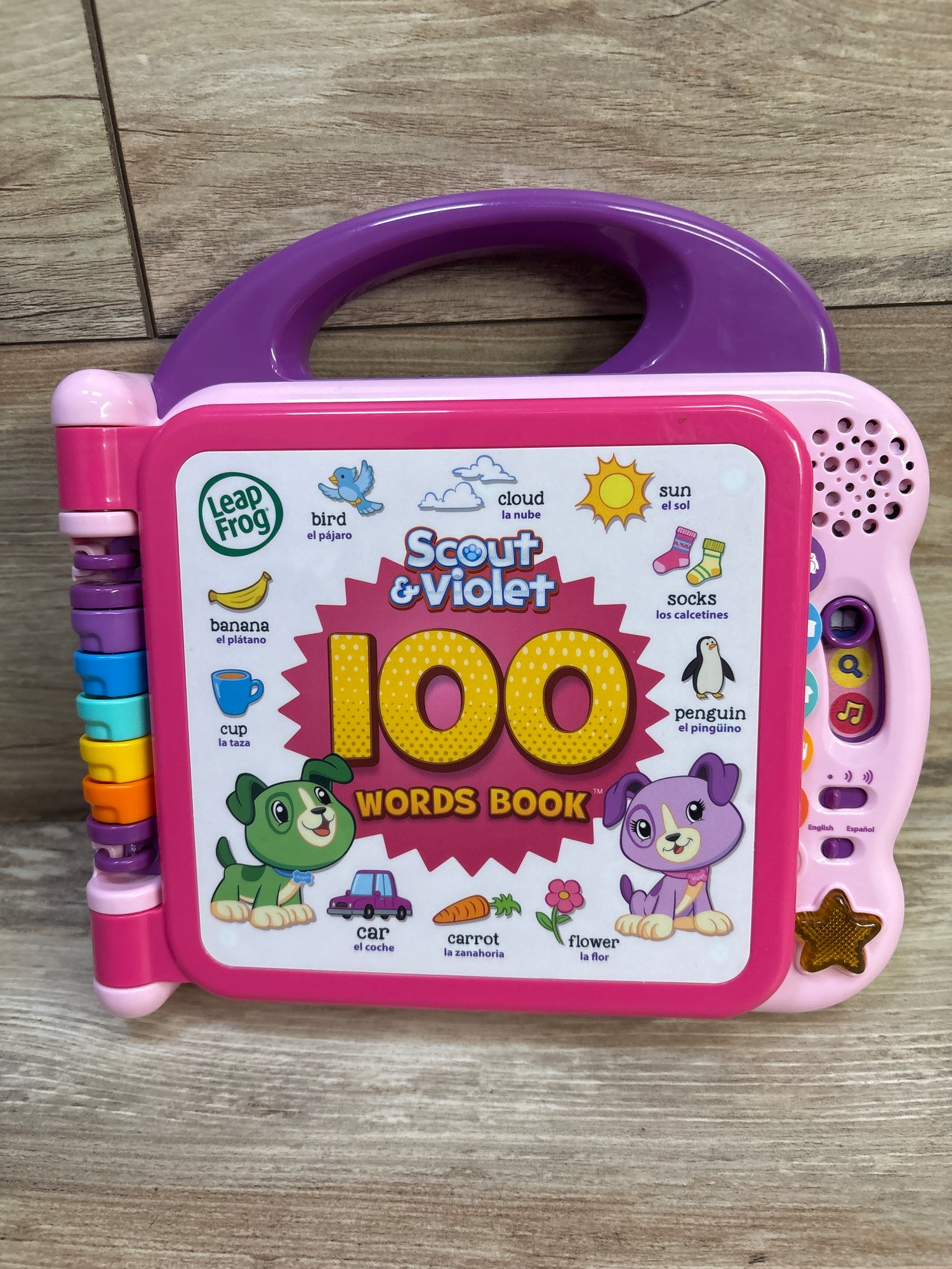 LeapFrog Scout & Violet 100 Words Book Pink