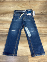 NEW Old Navy Distressed Drawstring Skinny Jeans Blue sz 4T