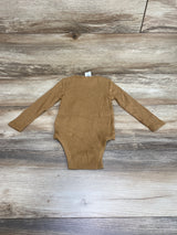 NEW Old Navy Ribbed Bodysuit Brown sz 12-18m