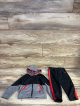 Body Glove 2pc Full Zip hooded Jacket & Jogger Set Black sz 2T