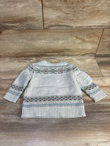 Baby Gap x Star Wars Fair Isle 'The Child' Sweater Grey sz 12-18m