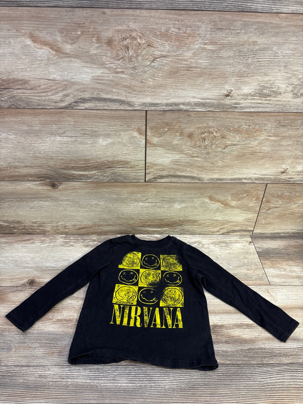 Nirvana Long Sleeve Shirt Black sz 3T
