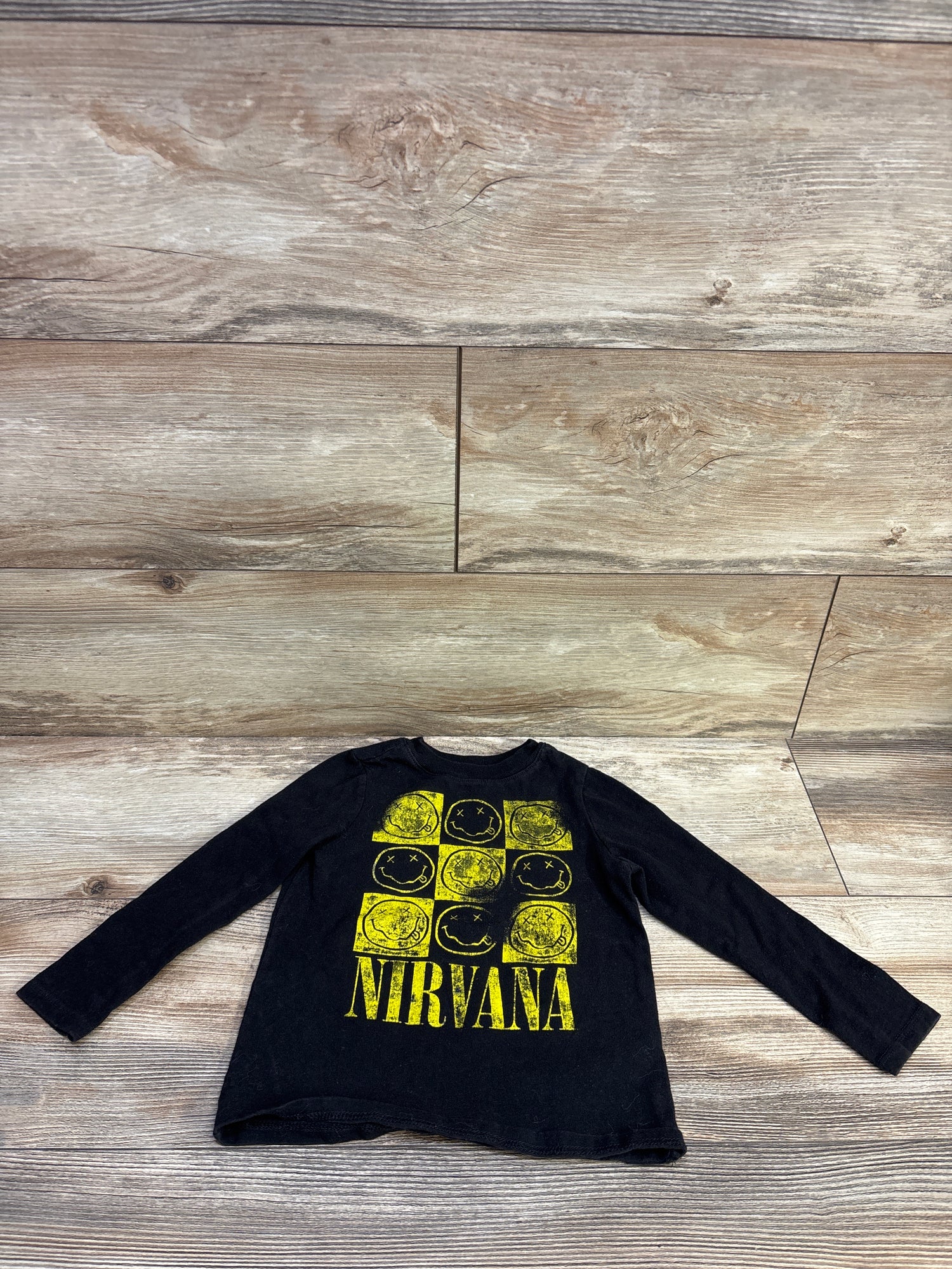 Nirvana Long Sleeve Shirt Black sz 3T