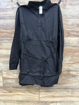 NEW Gap Maternity Popover Shirt Black sz XL