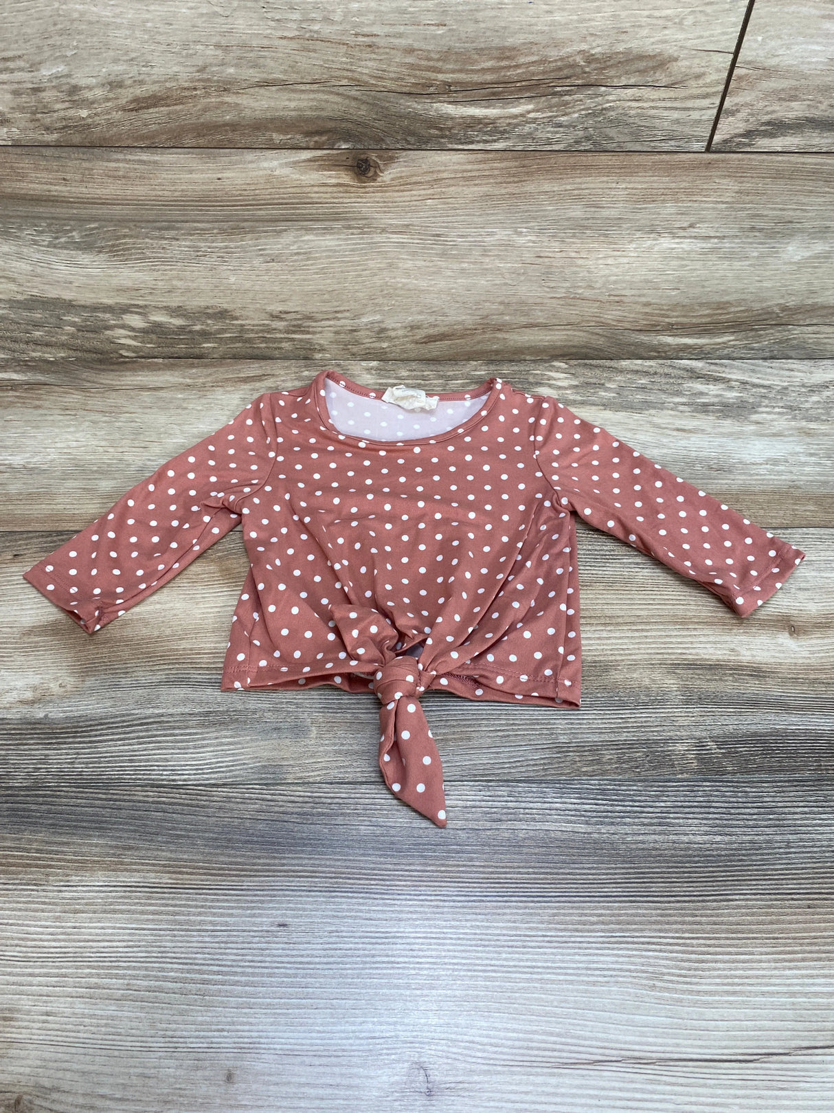 Emma & Elsa Polka Dot Shirt Pink sz 2T