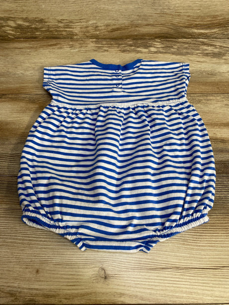 Primary Striped Shortie Romper Blue sz 12-18m - Me n Mommy To Be