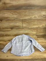 Janie & Jack The Linen Shirt Blue sz 5T