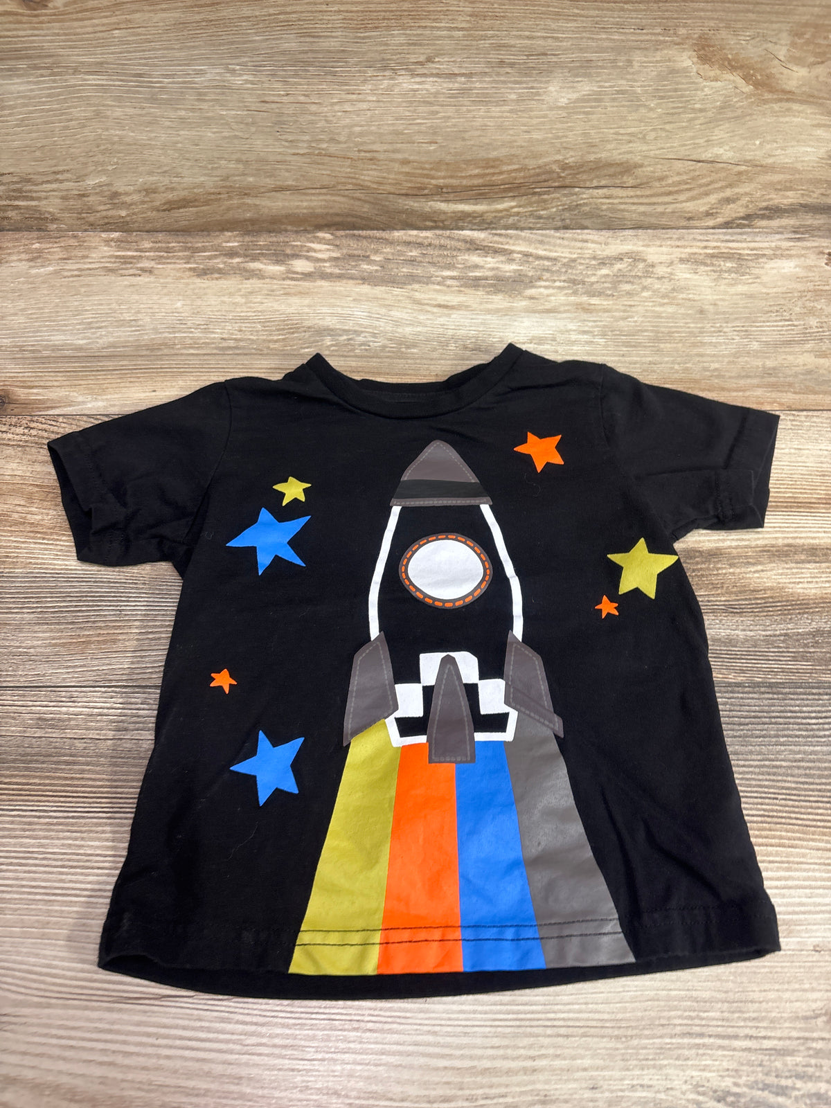 BabyPro Rocketship Shirt Black sz 4T