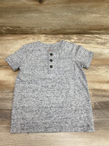 Cat & Jack Henley Shirt Grey sz 2T