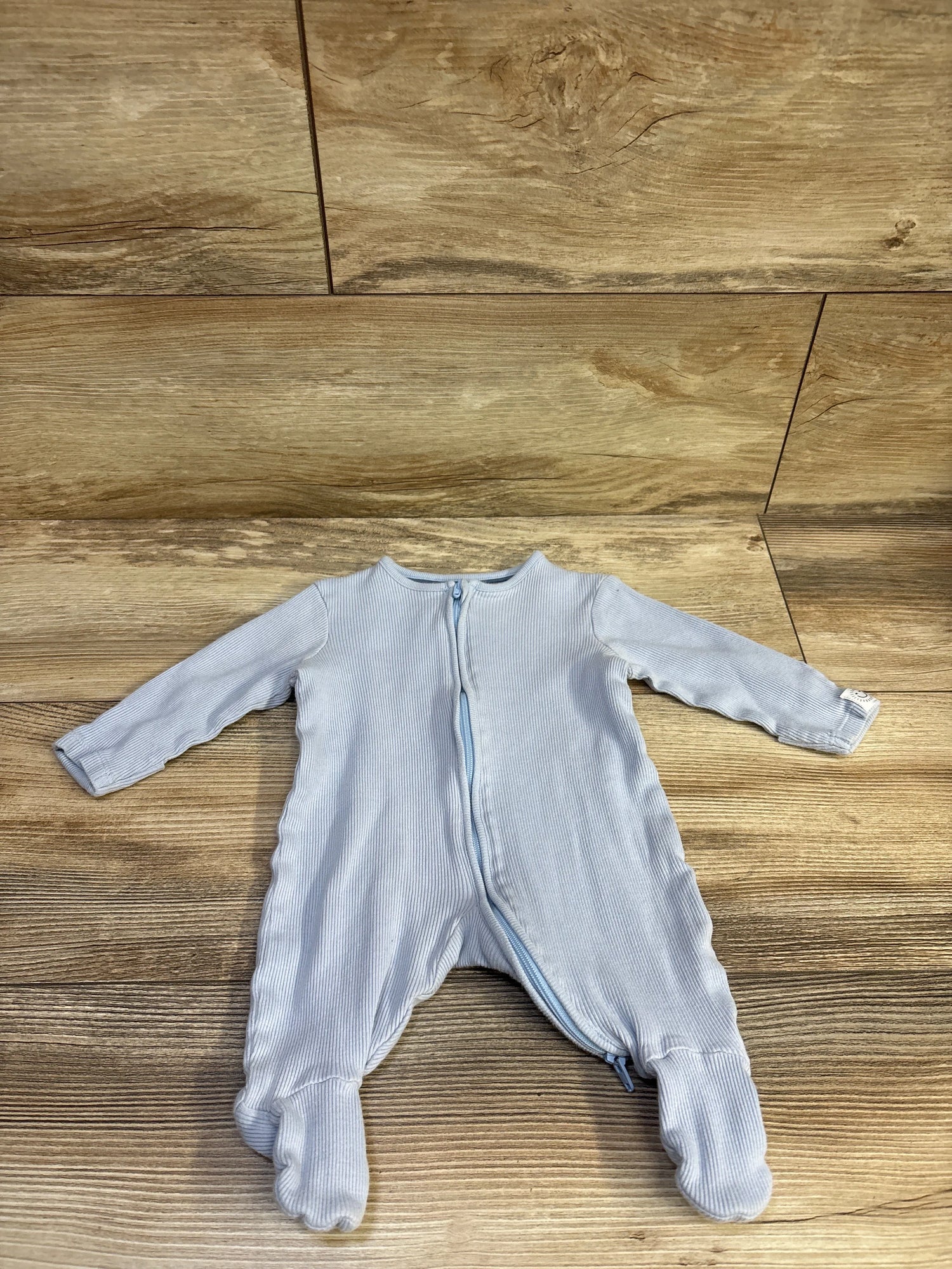 John Lewis Ribbed Sleeper Blue sz Newborn