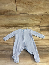 John Lewis Ribbed Sleeper Blue sz Newborn