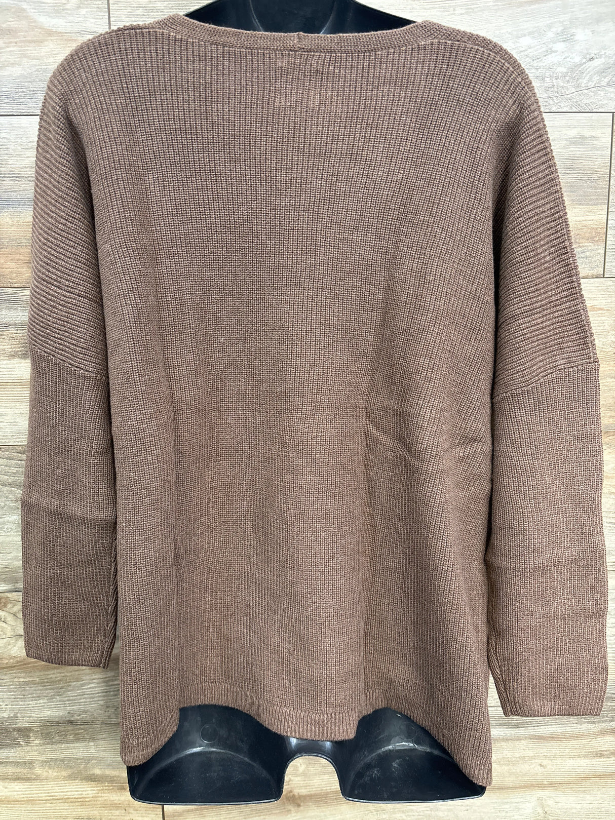 NWOT Gap Maternity V-Neck Sweater in Cozy Brown sz Medium