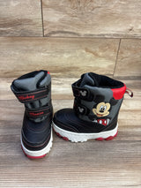 Disney Junior Mickey Mouse Snow Boots Black sz 8c