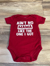 Children's Place Ain't No Mama Like The One I Got Bodysuit Red sz 9-12m