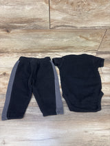 NHL 2pc Golden Knights Bodysuit & Joggers Set Black sz 12m