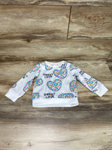 Sweet Love Sweatshirt White sz 12-18m