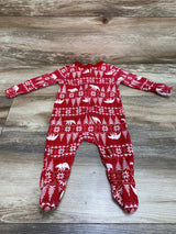 Old Navy Fair Isle Sleeper Red sz 3-6m