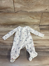 Carter's Tools Waffle Knit Sleeper Ivory sz Newborn