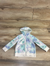 Cat & Jack Tie-Dye Full Zip Jacket Blue sz 2T