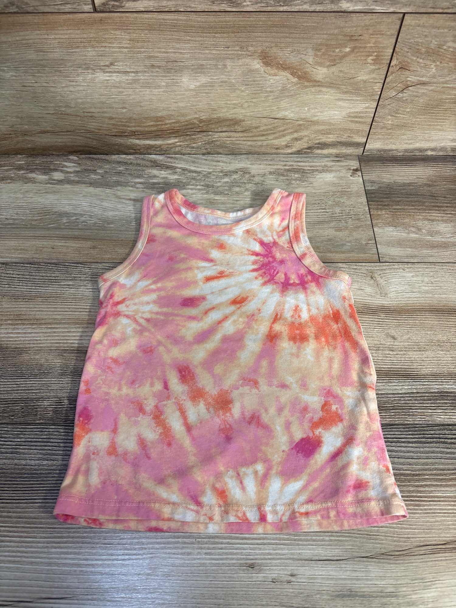 Cat & Jack Tie Dye Tank Top Peach sz 3T