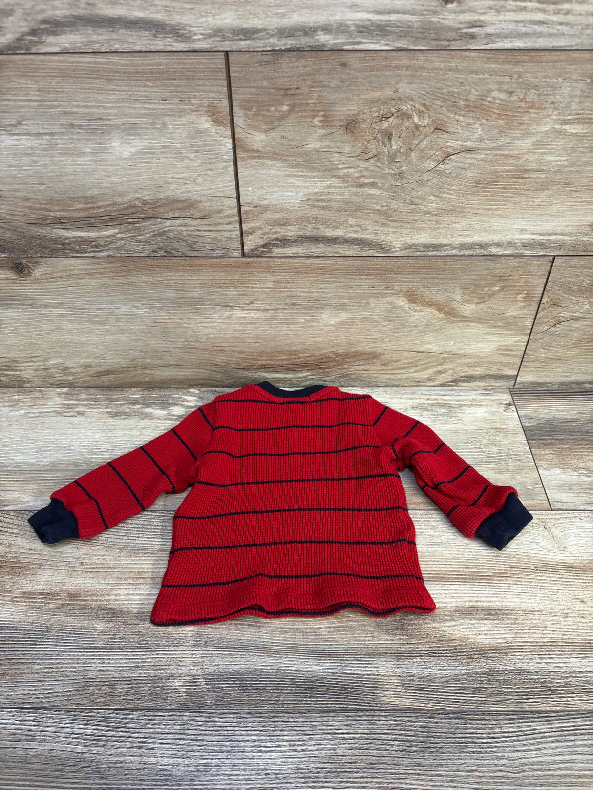 Ralph Lauren Waffle Knit Shirt Red sz 6m