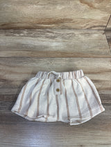 Grayson Mini Striped Terry Cloth Shorts Ivory sz 0-3m