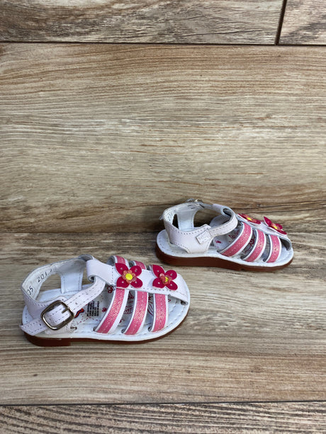 Bebettos Girl's Floral Sandals White sz 5c - Me n Mommy To Be