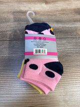 NEW Step Up Socks Polka Dot Orange 3pk sz 2-3