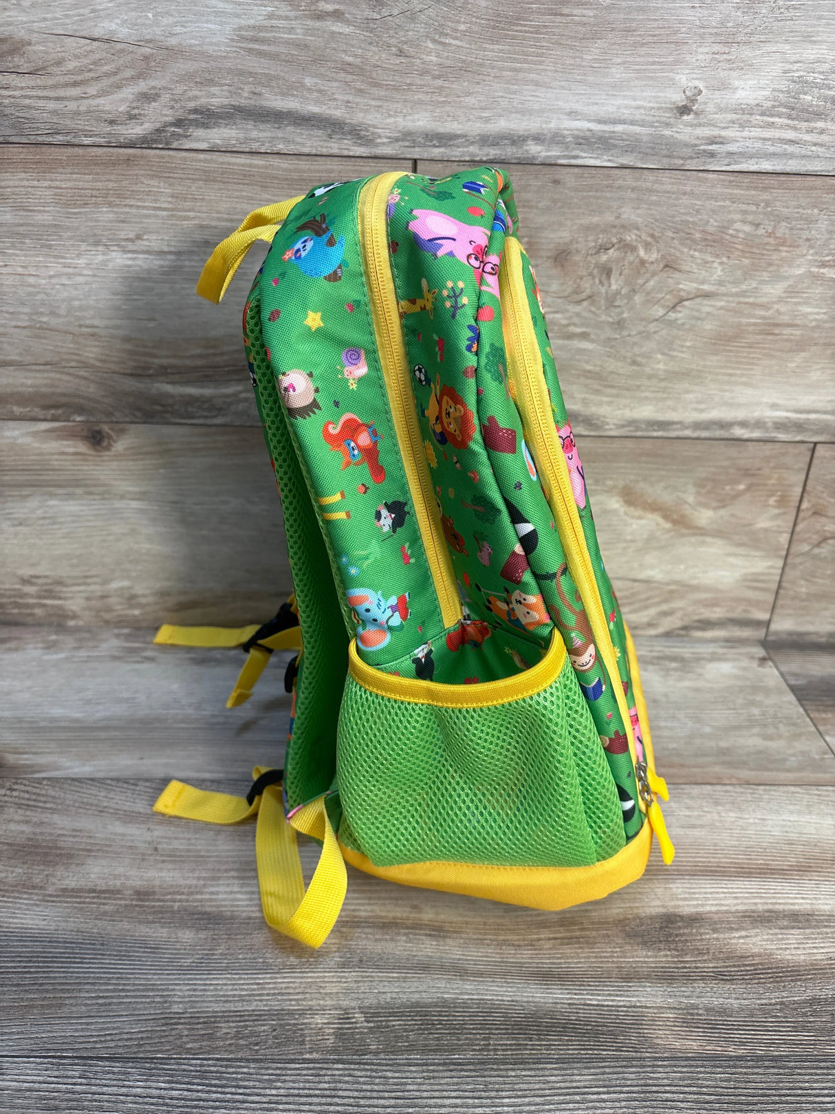 AGGKKY Kids Backpack - Animal Print Green
