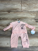 NEW Disney Baby 2pc Minnie Mouse Sweatshirt & Joggers Set Pink sz 6-9m