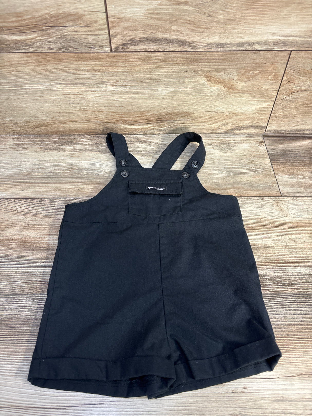 Shein Shortalls Black sz 18-24m