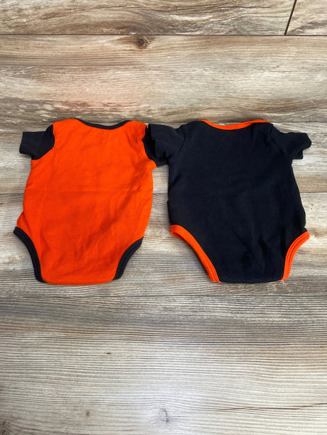 Genuine Merchandise 2pk Giants Bodysuits Orange/Black sz 6-9m - Me n Mommy To Be