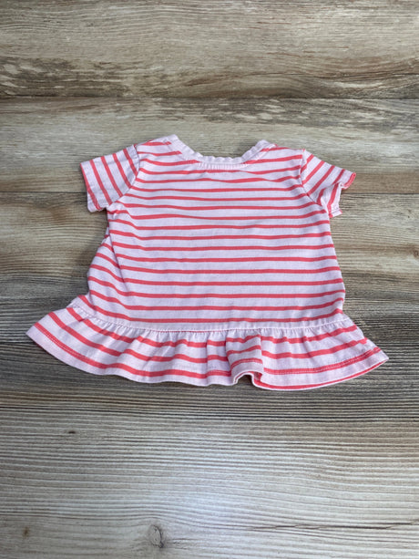 Cat & Jack Striped Shirt Pink sz 12m - Me n Mommy To Be