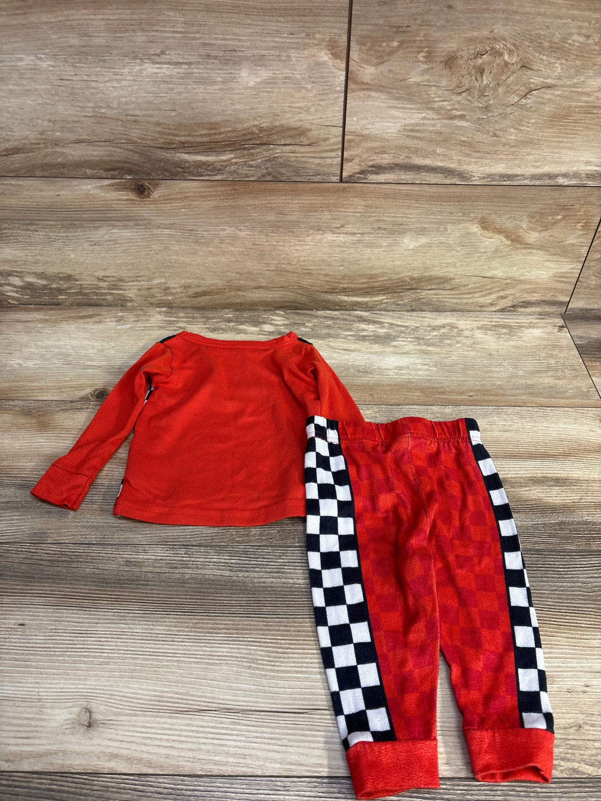 Disney Pixar 2pc Lighting McQueen Pajama Set Red sz 12m