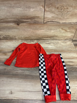 Disney Pixar 2pc Lighting McQueen Pajama Set Red sz 12m