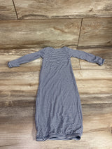 Carter's PurelySoft Striped Sleep Gown Navy sz Newborn
