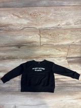 I'm Busy Watching Ms. Rachel Pull Over Sweater Black sz 2T