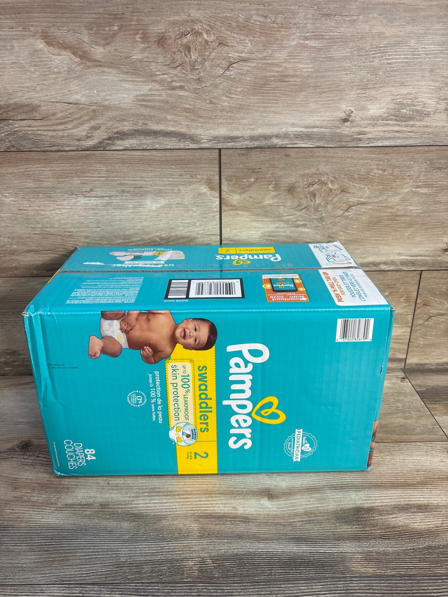 NEW Pampers Swaddlers Diapers Size 2 84ct.