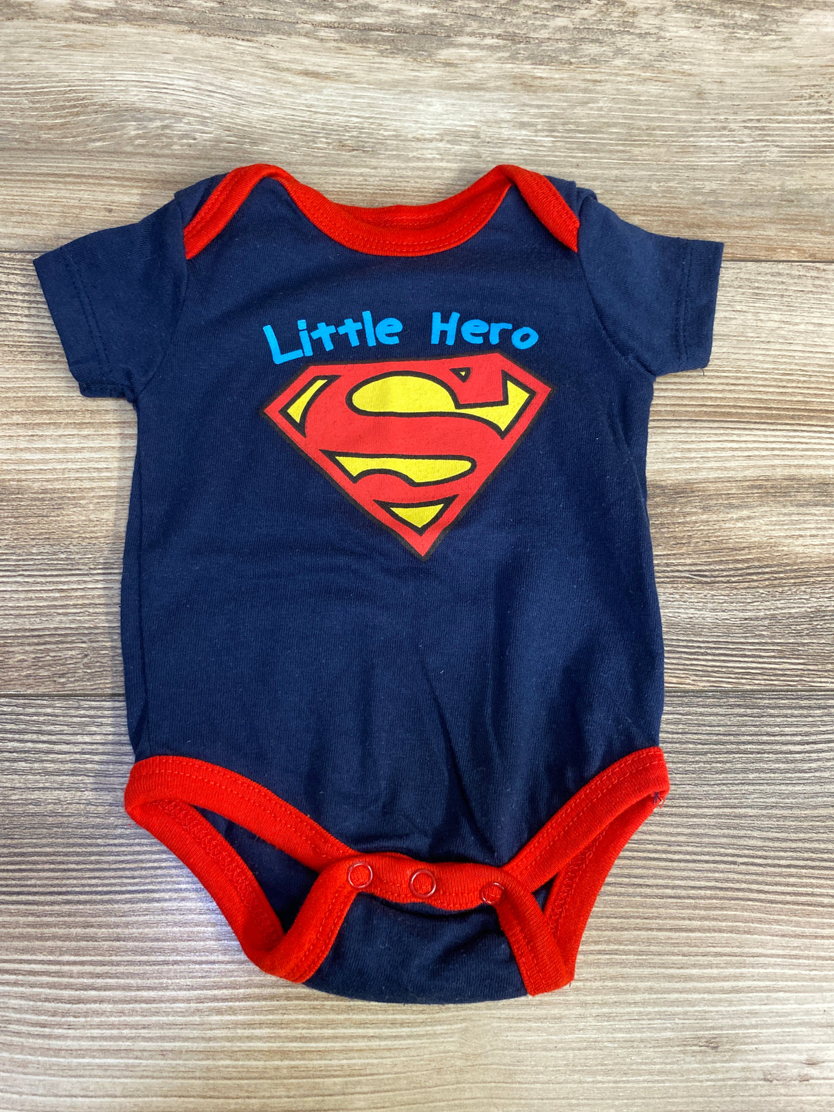 Superman Bodysuit Navy sz 3-6m