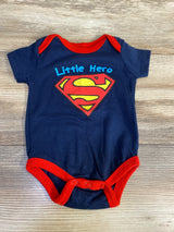 Superman Bodysuit Navy sz 3-6m