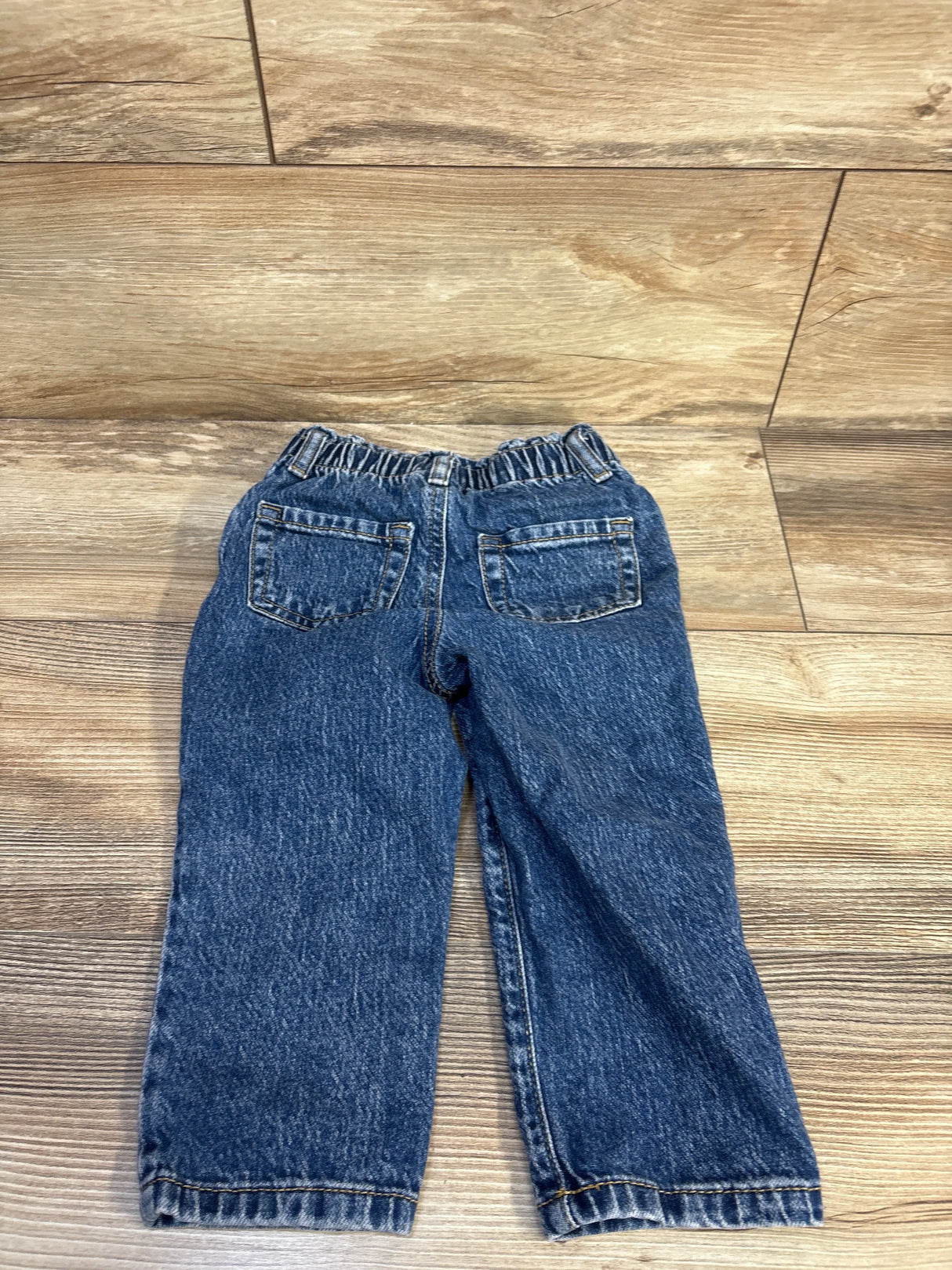 Cat & Jack Paperbag Waist Jeans Blue sz 2T